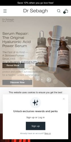 Mobile page screenshot