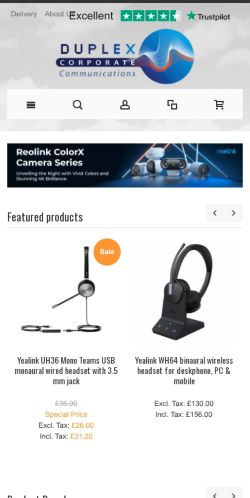 Mobile page screenshot