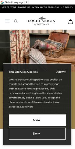 Mobile page screenshot