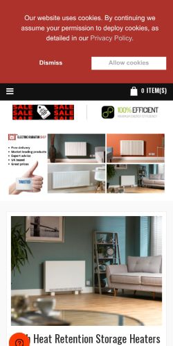 Mobile page screenshot