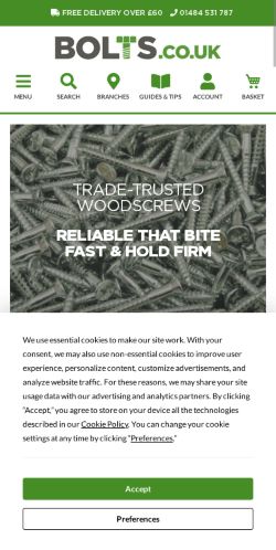 Mobile page screenshot