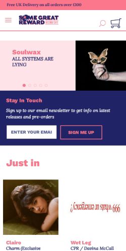 Mobile page screenshot