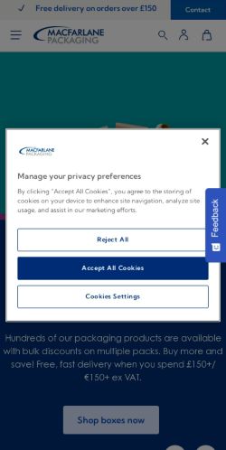 Mobile page screenshot
