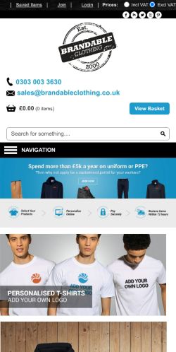 Mobile page screenshot