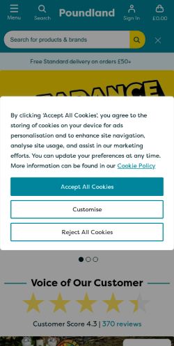 Mobile page screenshot