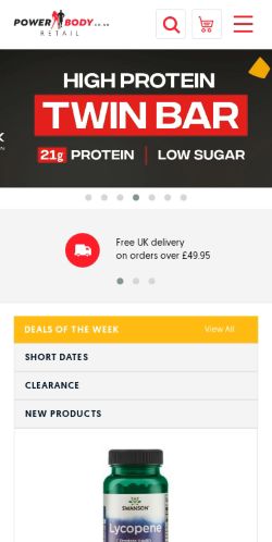 Mobile page screenshot