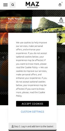 Mobile page screenshot