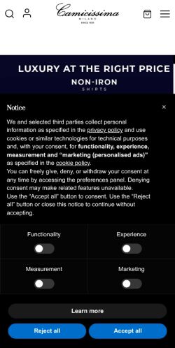 Mobile page screenshot