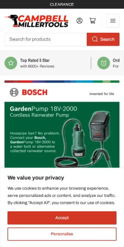 Mobile page screenshot