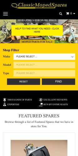 Mobile page screenshot