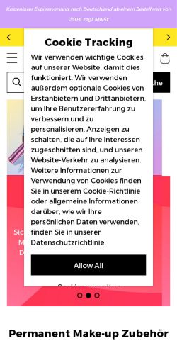 Mobile page screenshot