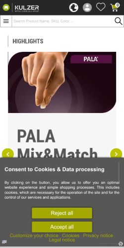 Mobile page screenshot