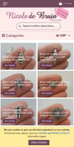 Mobile page screenshot