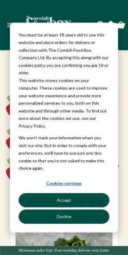 Mobile page screenshot