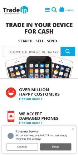 Mobile page screenshot