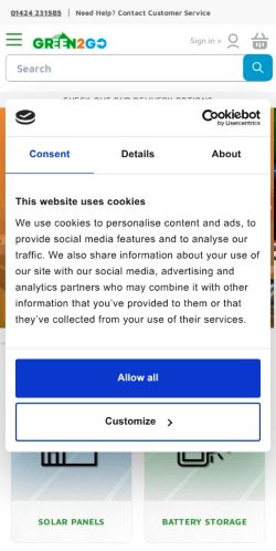 Mobile page screenshot