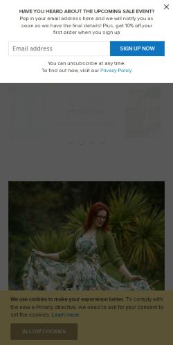 Mobile page screenshot