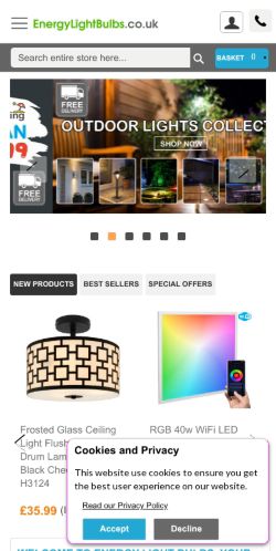 Mobile page screenshot