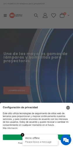 Mobile page screenshot