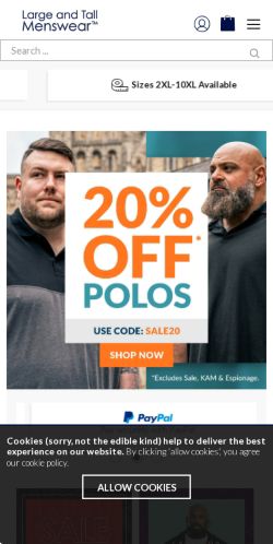 Mobile page screenshot