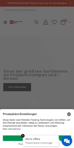 Mobile page screenshot
