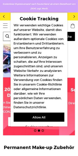 Mobile page screenshot