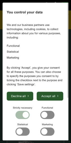Mobile page screenshot