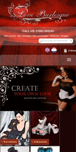 Mobile page screenshot