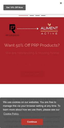 Mobile page screenshot