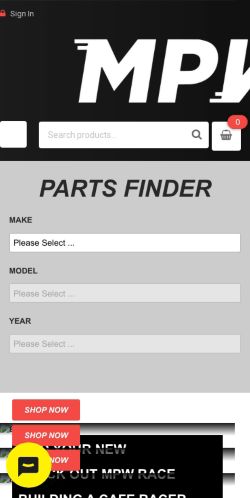 Mobile page screenshot