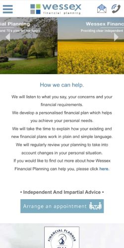 Mobile page screenshot