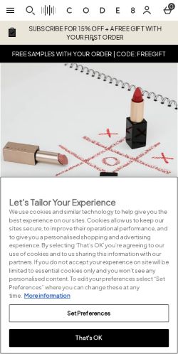 Mobile page screenshot