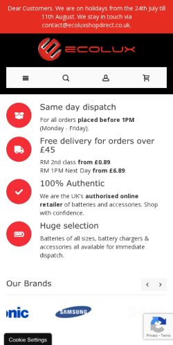 Mobile page screenshot