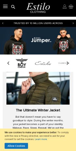 Mobile page screenshot