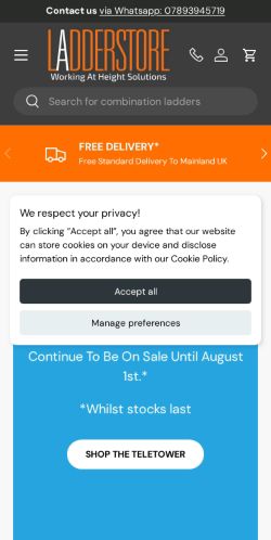 Mobile page screenshot