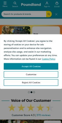 Mobile page screenshot
