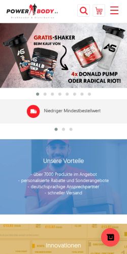 Mobile page screenshot