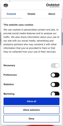 Mobile page screenshot