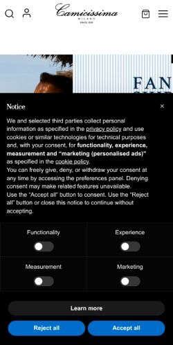 Mobile page screenshot