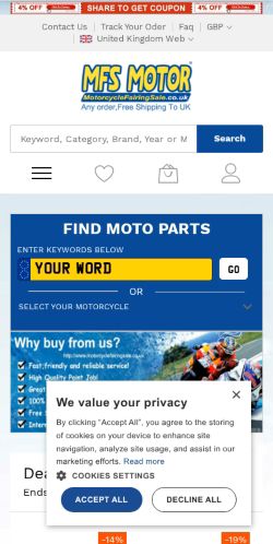 Mobile page screenshot