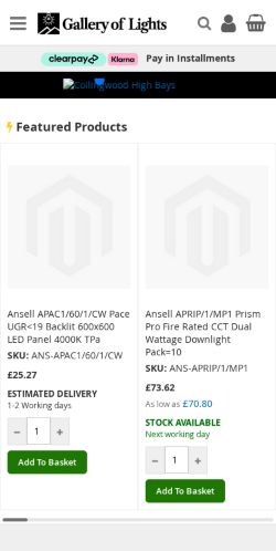 Mobile page screenshot