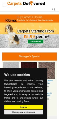 Mobile page screenshot