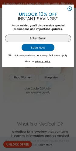 Mobile page screenshot