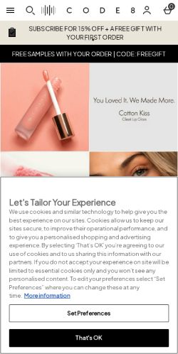 Mobile page screenshot