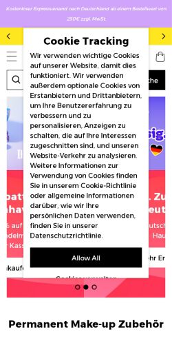 Mobile page screenshot