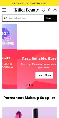 Mobile page screenshot