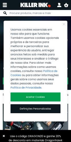 Mobile page screenshot