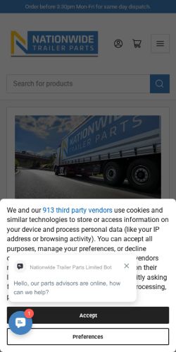 Mobile page screenshot