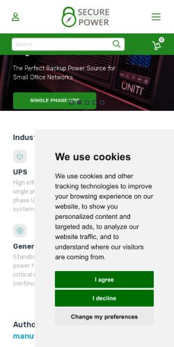 Mobile page screenshot