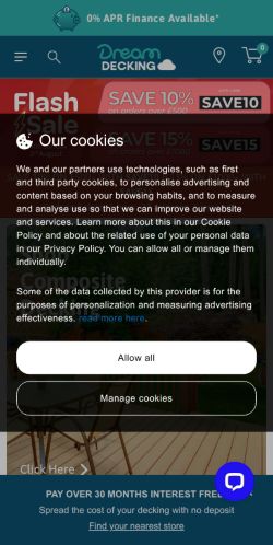 Mobile page screenshot